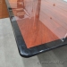 Mahogany and Black 108 x 54 Boardroom Table